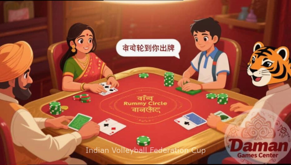 Indian Volleyball Federation Cup - National Tournament Action Indian Volleyball Federation Cup game screenshot showing national team players in action during a tournament match